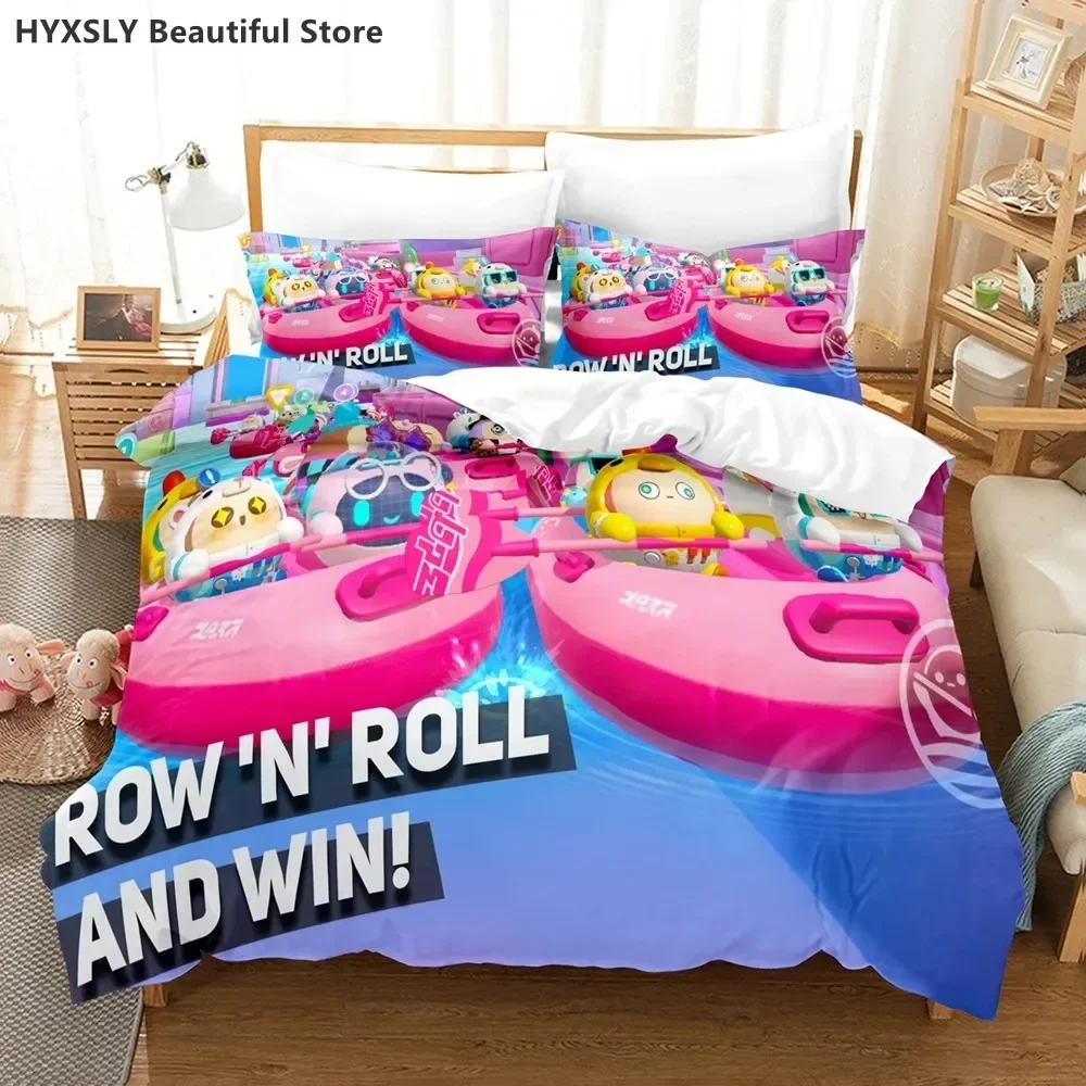 

Eggy Party 3D Bedding Set Duvet Cover Pillowcases Single Twin Full Queen King Size Home Decor Quilt Pillowcase Boys Gift