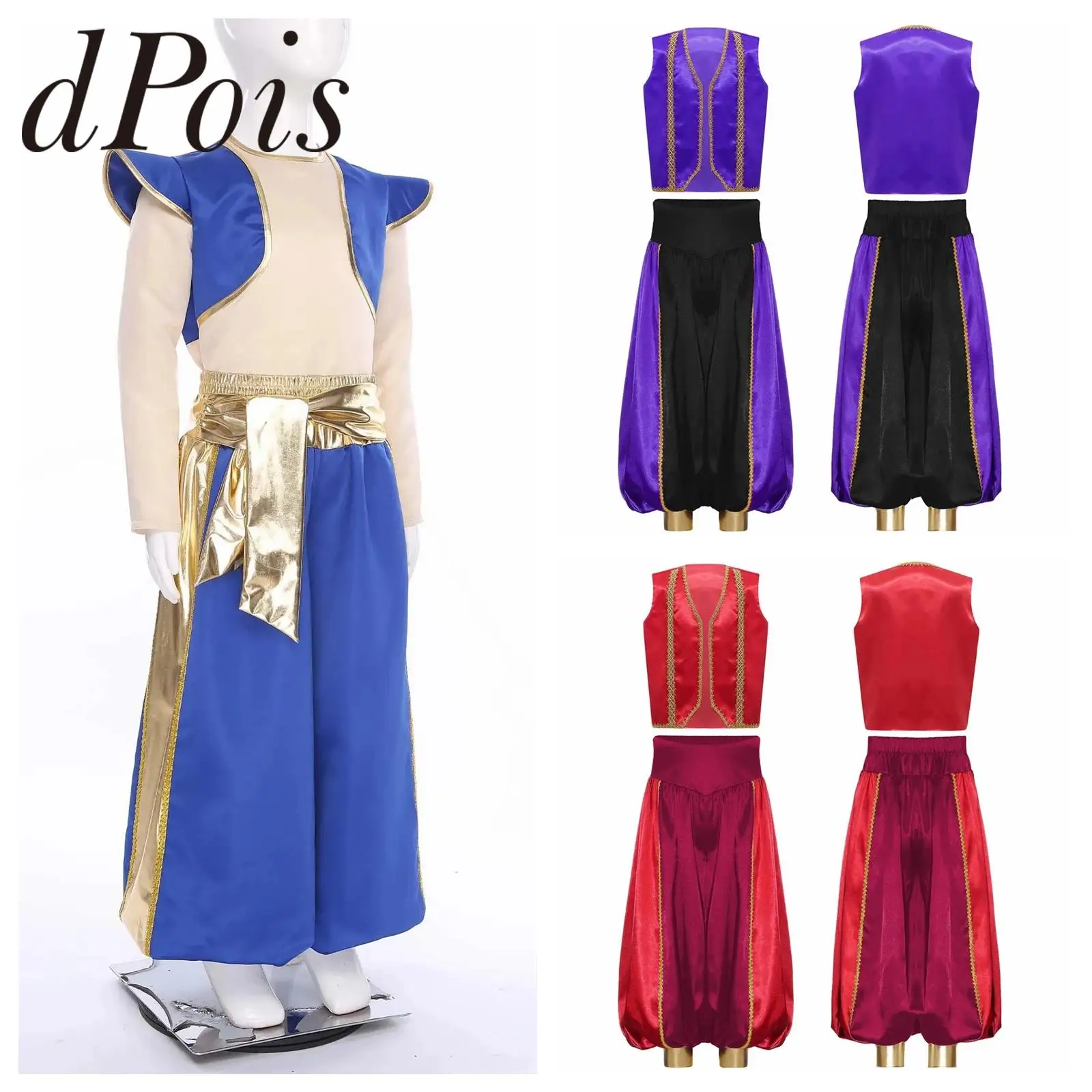 

Детская лампа на Хэллоуин, эльф, косплей, детские костюмы арабского принца, наряд для мальчиков, восточное праздничное карнавальное нарядное платье