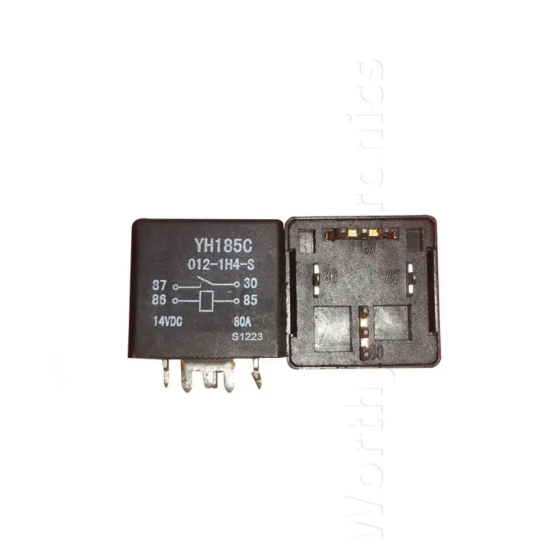 

Free shipping 10PCS/LOT YH185C 012-1H4 12V 14VDC 80A 4PIN Relay