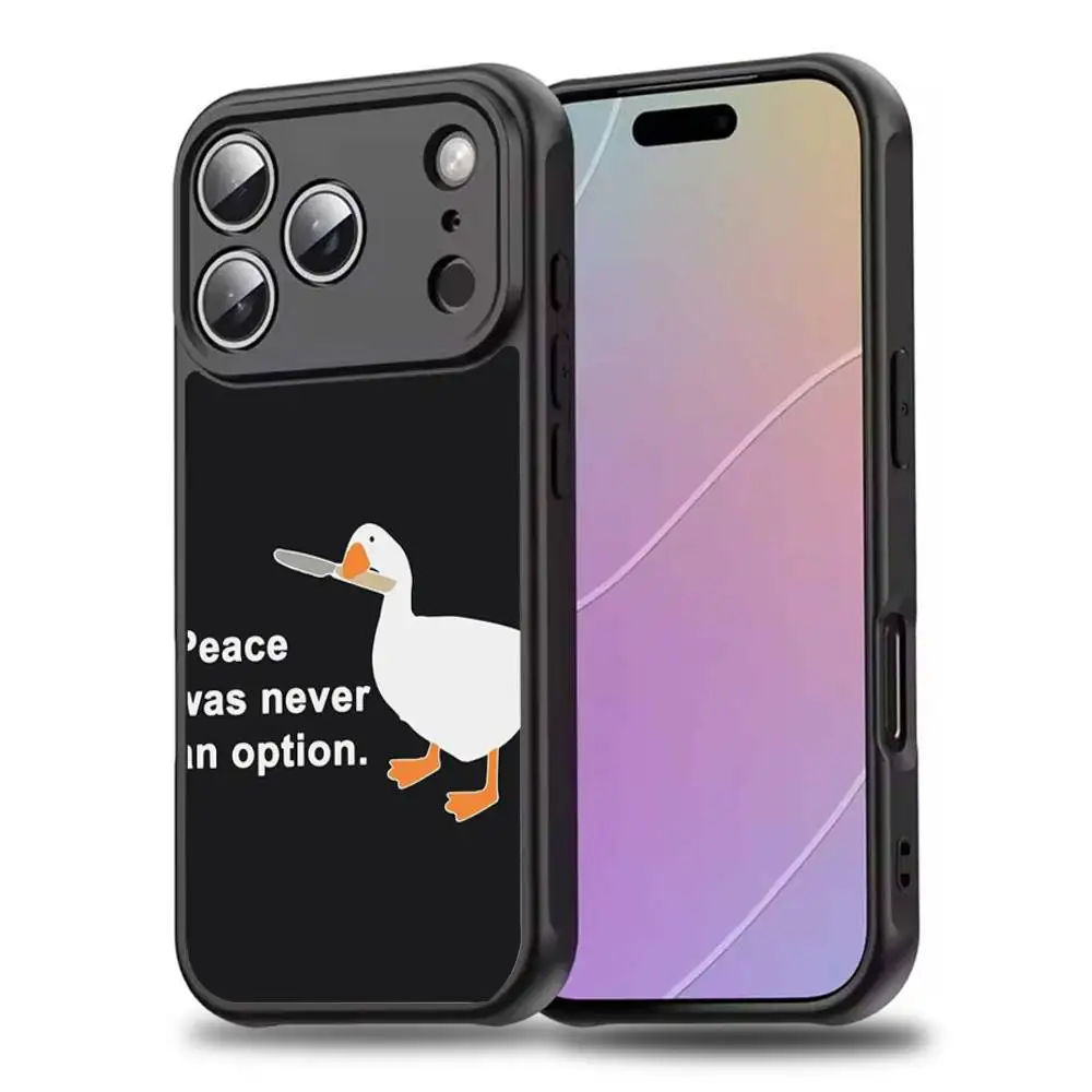 Cartoon Funny D-Duck Phone Case For iPhone 17,16,15,14,13,12,11,Pro,Max,Plus,Mini,SE4,E Magnetic Magsafe Wireless Charging