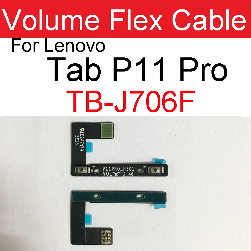 Volume Flex Cable For Lenovo Tab P11 Pro TB-J706F Volume Sound Flex Ribbon Repair Parts