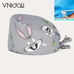 High Quality surgeon cap surgery hat chef Cleaning cap Ladies Surgical Cap medical head cap dental pet shop nursing cap