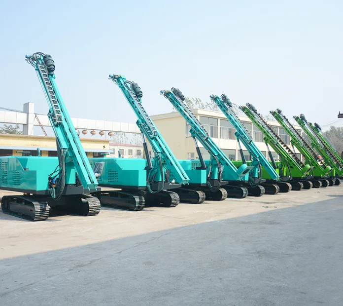Heavy Duty Chassis PV Drilling Rig Tracked Solar Pile Driver for Ground Solar Panel Mounting