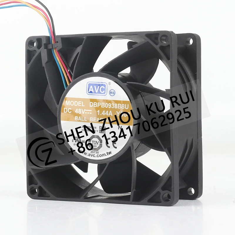 AVC 90X90X38MM DBPB0938B8U 9038 48V 1.44A PWM adjustable-speed high airflow cooling fan 9cm