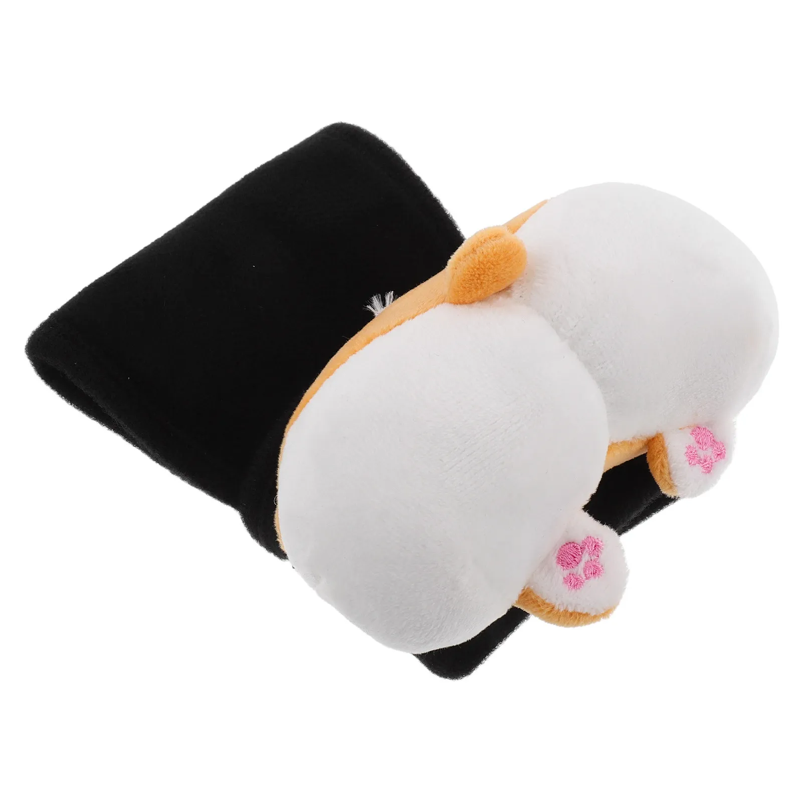 Car Handbrake Cover Gear Shift Knob Cover Set Universal Fit Cute Cartoon Style Interior Accessories Protection Wear Resistance