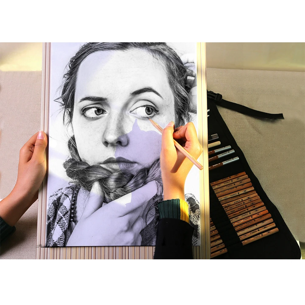 

Sketch Folder Sketching Drawing Board Art Painting Sketchpad Oversized Palette Wooden