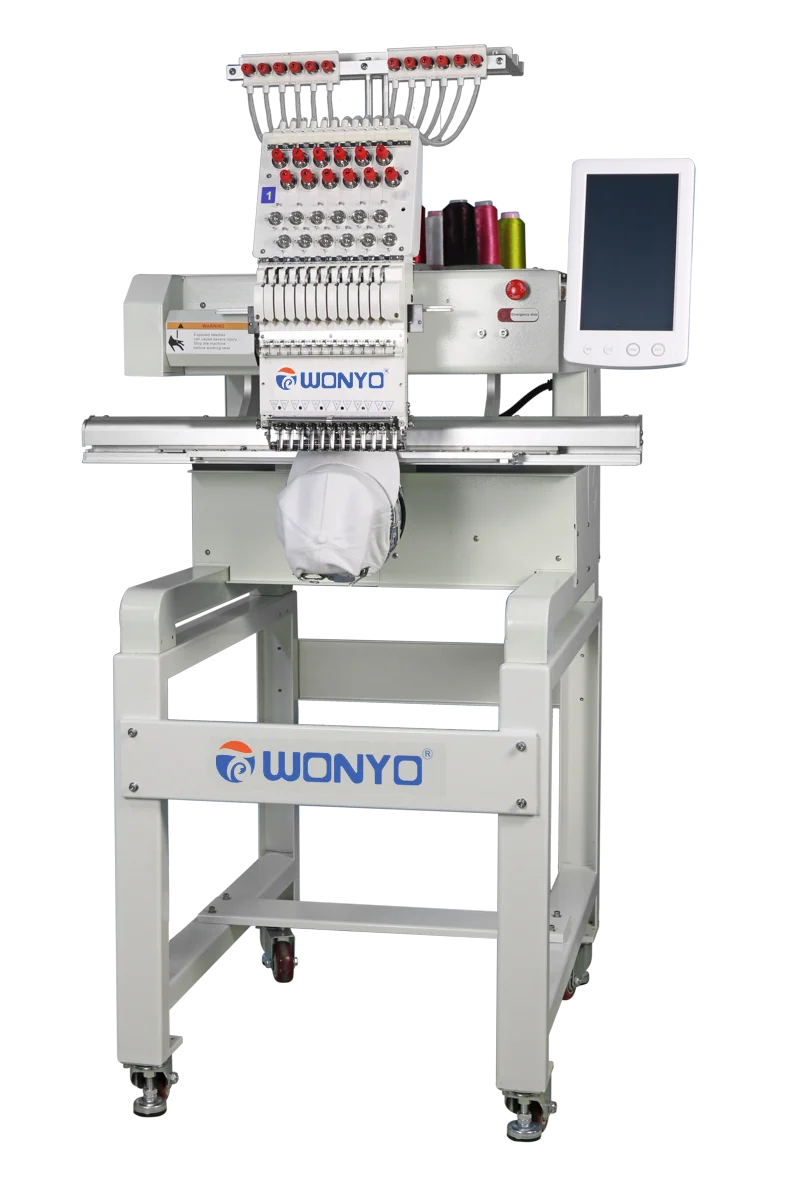 WYQ901L Save Space High Quality Long Service Life Single Automatic Computerized Embroidery Machine 10