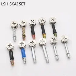 20pcs/lot Three In One Screw Furniture Connector Fixer Eccentric Wheel Nut Set Kitchen Cabinet Desk Link Hardware Tools 40mm