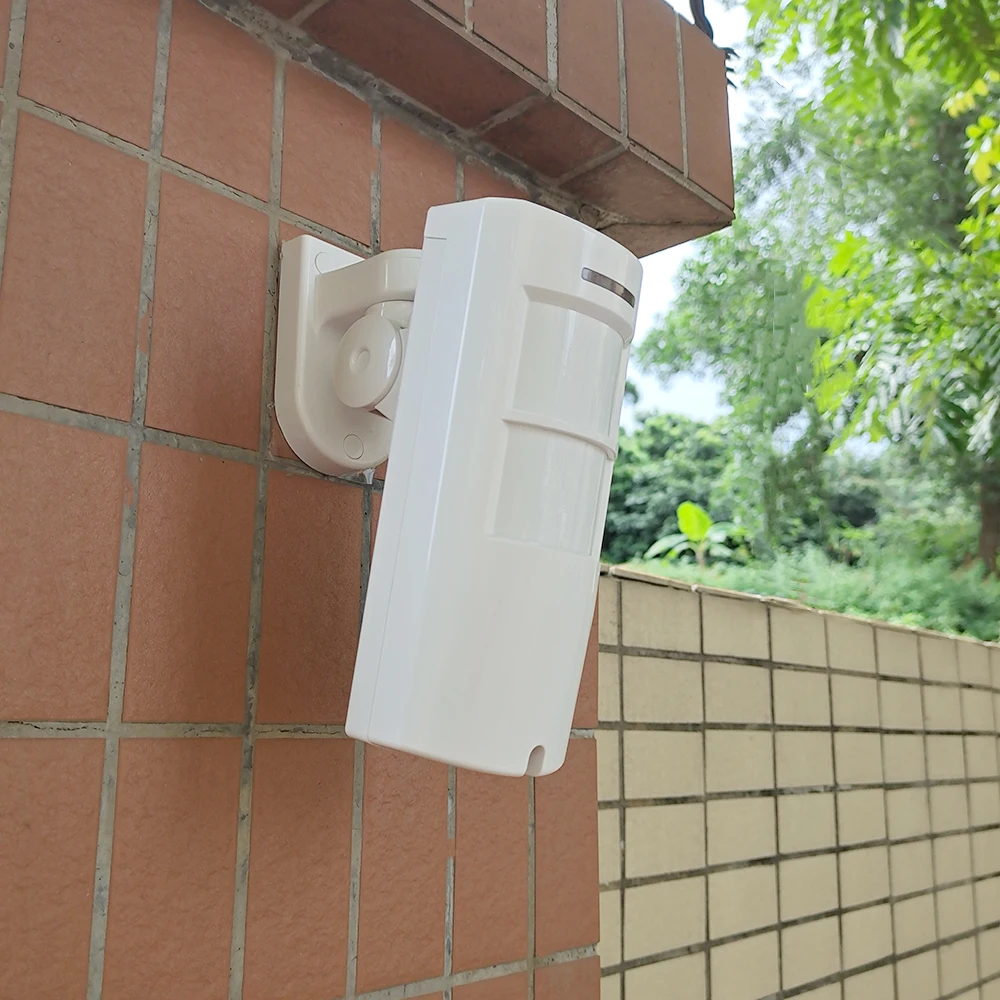 12V-24V Outdoor Wire Three Tech Microwave Motion Sensor 2 Infrared Sensor Alarm output NC/NO for Burglar Intrusion Alarm System