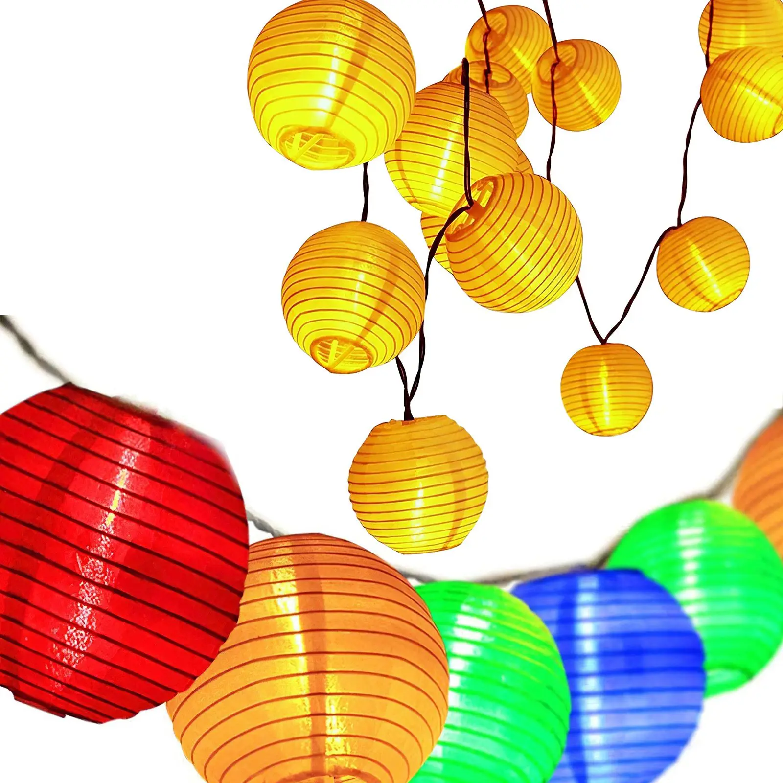 

Водонепроницаемая гирлянда на солнечной батарее, 6,5 м, 30 лампочек, наружная Гирлянда для внутреннего дворика, лампа с питанием от солнечной энергии, Рождественское украшение для сада