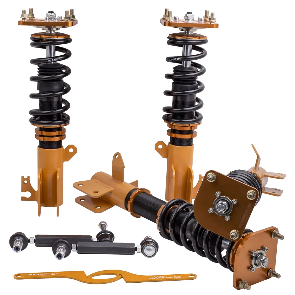 Coilover Lowering Kit for Mazda Protege 5 1999-03 2.0L Adjustable Height Coilovers Suspension Spring Coil Shock Absorber Spring