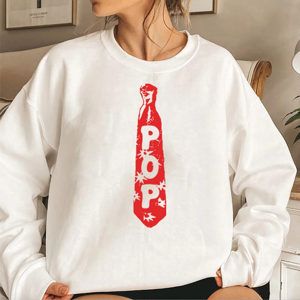 Pop Tie Sweatshirt Kiss All The Time Disco Occasionally HS Album Merch Tour Concert Y2K 90s Shirt Funny Graphic Sweatshirt Tops