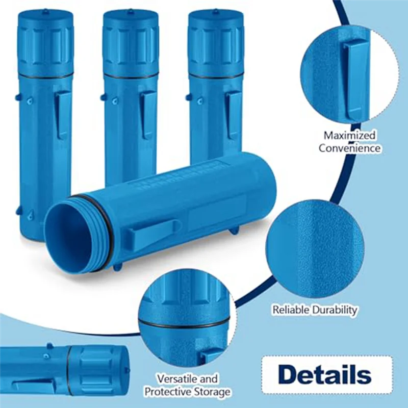 A74I-4 Pcs Electrode Rod Storage Tube 14 Inch Welding Rod Storage Airproof Welding Rod Container Waterproof