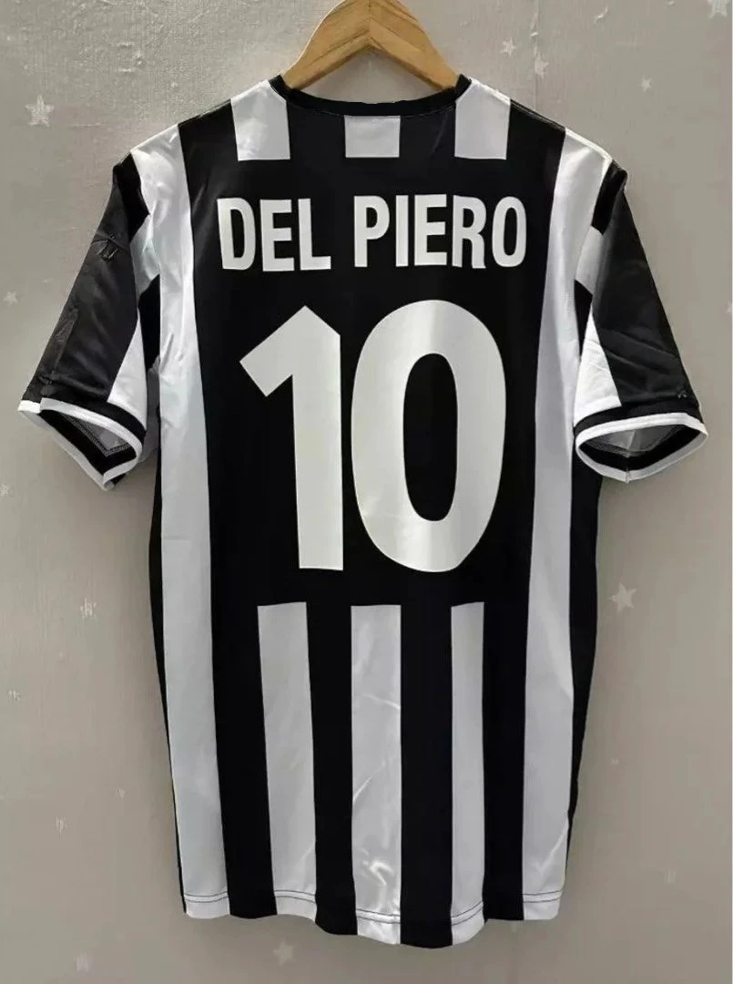 Camiseta Retro del Juve 97_98, Clásica Retro, D.P. # Camiseta de Fútbol 3D, Unisex, Maillot de Foot, Edición de Coleccionista, Leyenda, Equipación de Aficionado