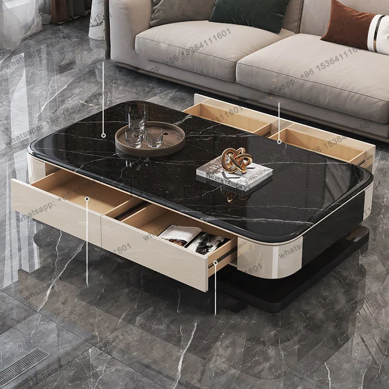 LD Storage Organizer Side Table Designer Living Room Moving Drawers Writing Dinner Coffee Table Modern Couchtisch