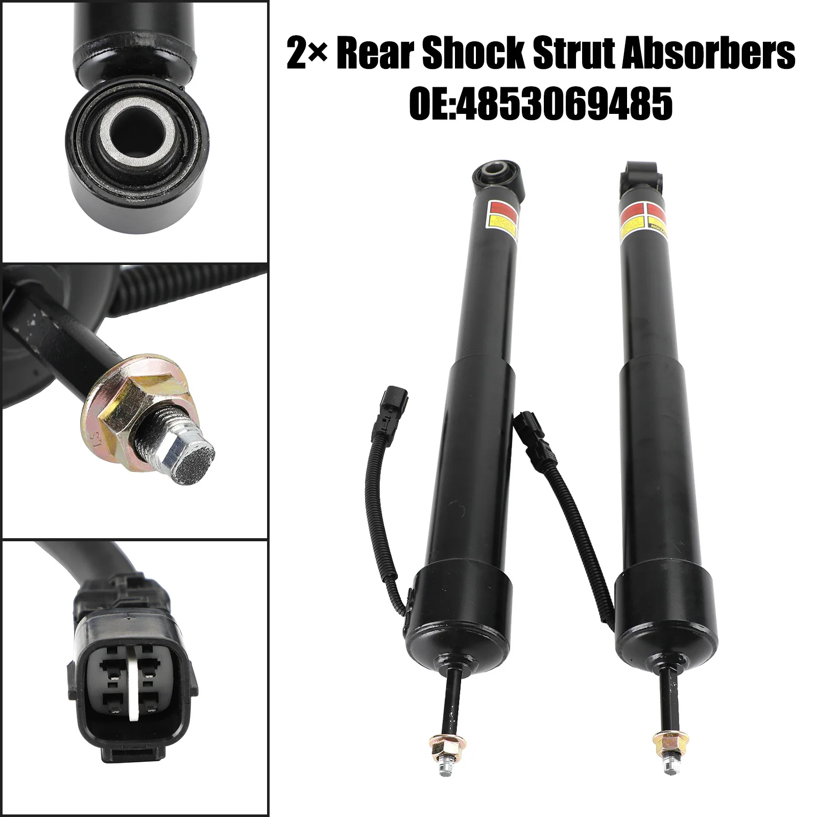 Artudatech 2× Rear Shock Strut Absorbers for Toyota Lexus GX470 4.7L 2003-2009 4853069485 Car Accessories