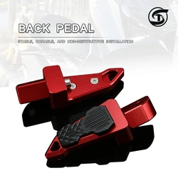 Motorcycle Accessories for Yamaha XMAX300 XMAX250 NMAX155 NVX155 XMAX X-MAX 300 250 Modified Anti Slip Rear Pedal CNC Pedal