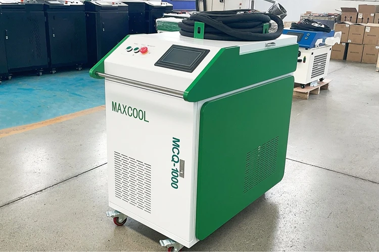 500W JPT Pulse Laser Cleaning Rust Removal Machine Laser Paint Removal Cleaner For Metal Cleaning