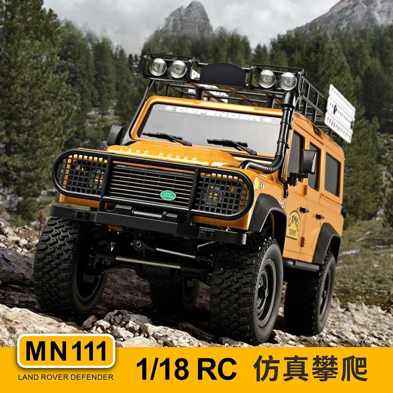 

MN MN111 1:18 Four-Wheel Drive Climbing Remote Control Car RC Protective Modification Model Car Off-Road Vehicle for Kids Toys