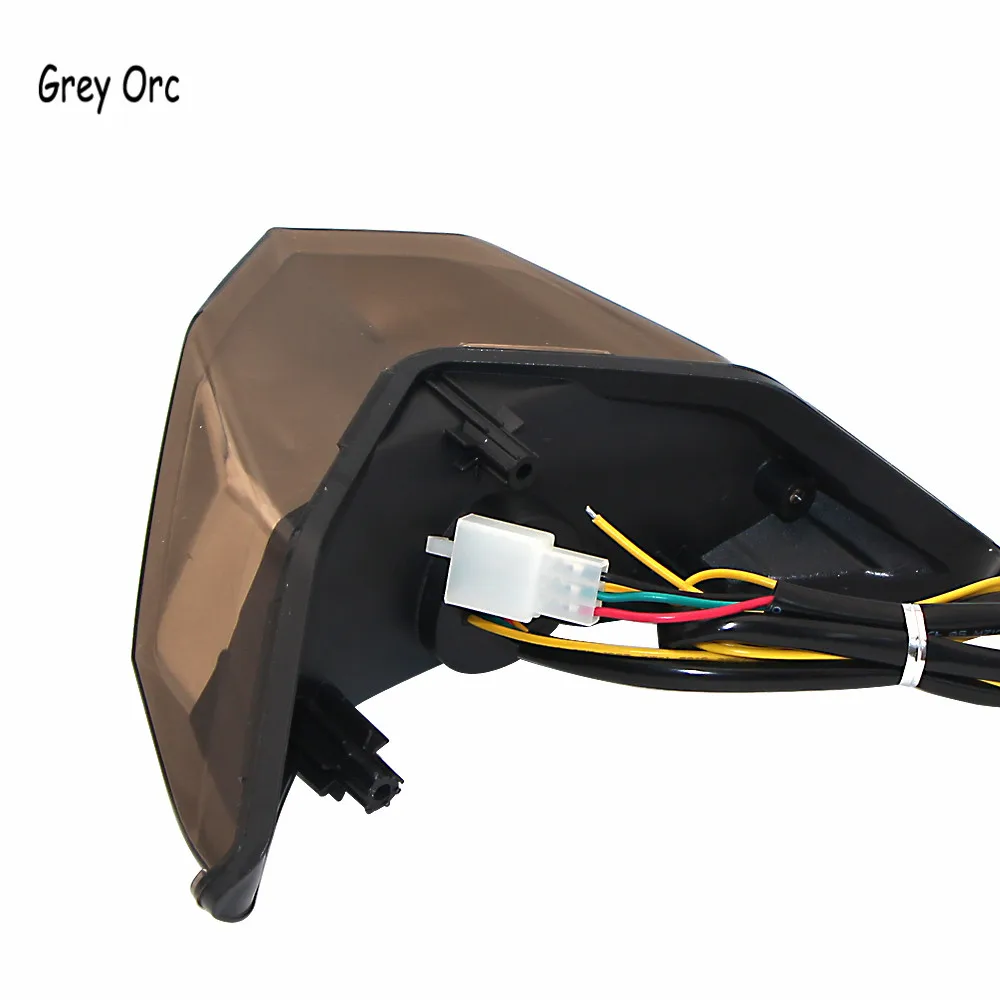 لكاواساكي نينجا 300 2013-2015 2014 Z300 2015 اكسسوارات دراجة نارية LED المصابيح الخلفية الخلفية الفرامل بدوره إشارة الجمعية #5