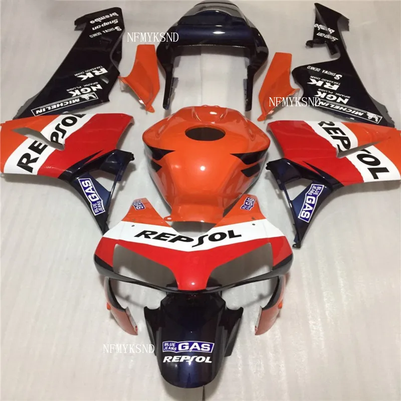 

CBR 600RR Motorcycle Fairing kit for HONDA CBR600RR F5 03 04 Red orange black CBR 600 RR 2003 2004 ABS Fairings set