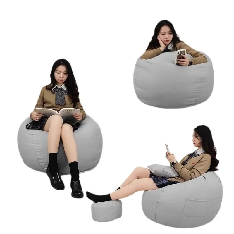 Wuli House Lazy Sofa Bean Bag Tatami Can Sleep Can Recliner Chair Small Bedroom Balcony Leisure Seat Chair Single Seat Block New