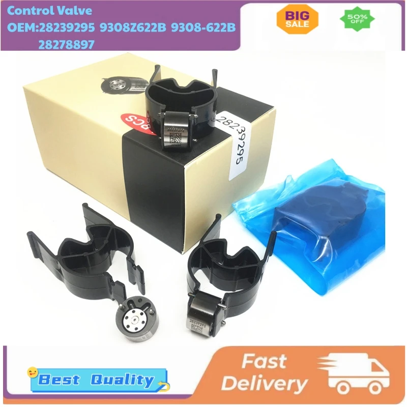 

4pcs 28239295 9308Z622B 9308-622B 28278897 Black Common Rail Injector Valves Euro 4 for Kia Hyundai Ford Ssangyong