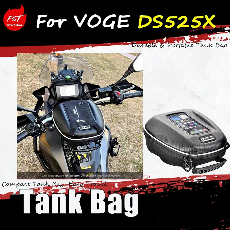 For VOGE DS525X/DS900X/DS625X modification accessories for motorcycle quick-release fuel tank bag strap lock anti-theft