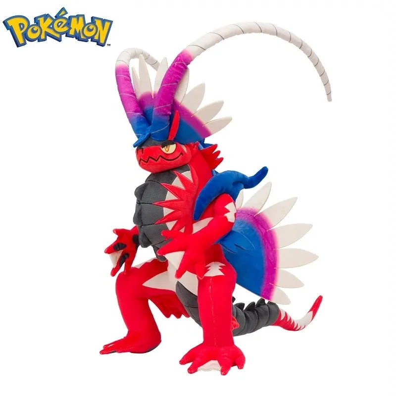 2024 Large Animal Koraidon Miraidon Pokemon Scarlet And Violet Stuffed Plush Toys For Child Girl Boy Birthday Gift