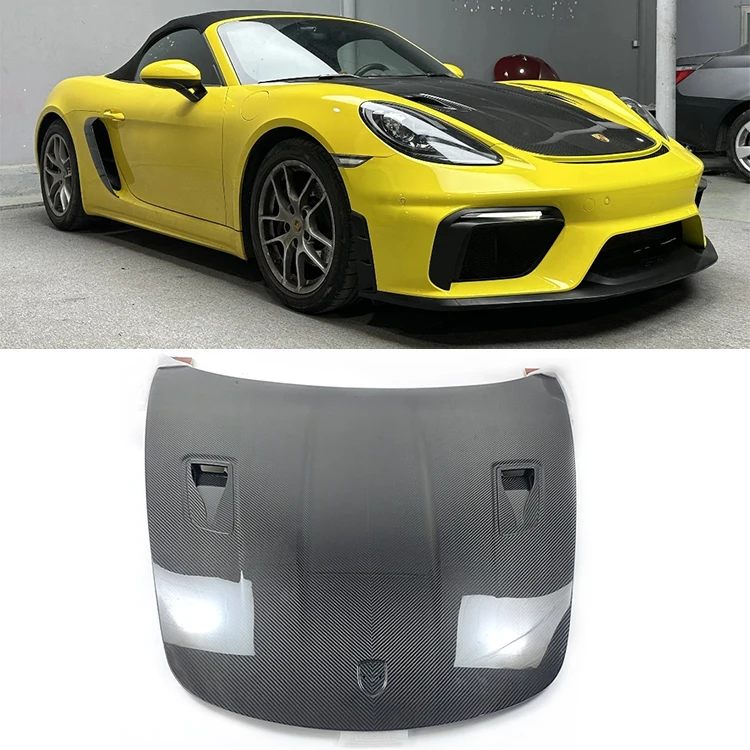 

Light Weight High Quality Dry Carbon Engine Hood for 911 991 718 981Modified GT4 RS Carbon Fiber Engine Cover Carbon Cap