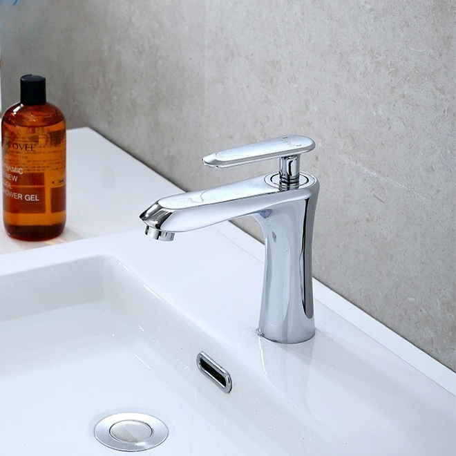 

Черный, серебристый смеситель с одним отверстием, современный смеситель для ванной комнаты, бытовой смеситель для холодной и горячей воды, аксессуары для ванной комнаты, встроенный смеситель для унитаза