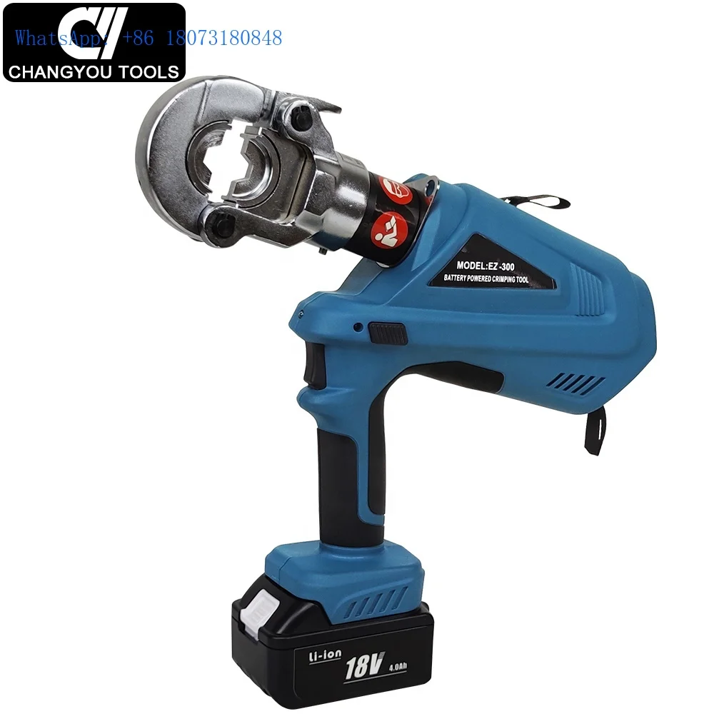 6T 300mm2 Electric Battery Powered Cable Hydraulic Crimping Tool EZ-300