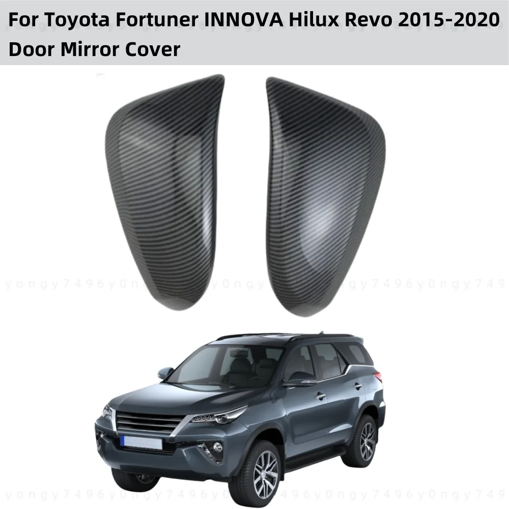 

From Old To New Car Rearview Accessories Chrome Plated Door Mirror Cover Trim For Toyota Fortuner INNOVA Hilux Revo 2015-2020