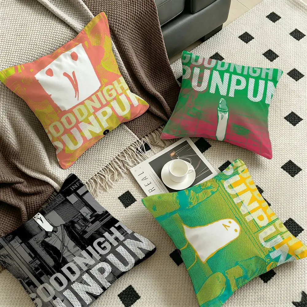 Anime G-Goodnight Punpun Lucky Dragon pillow cover sofa cushion cover home room decoration children gift