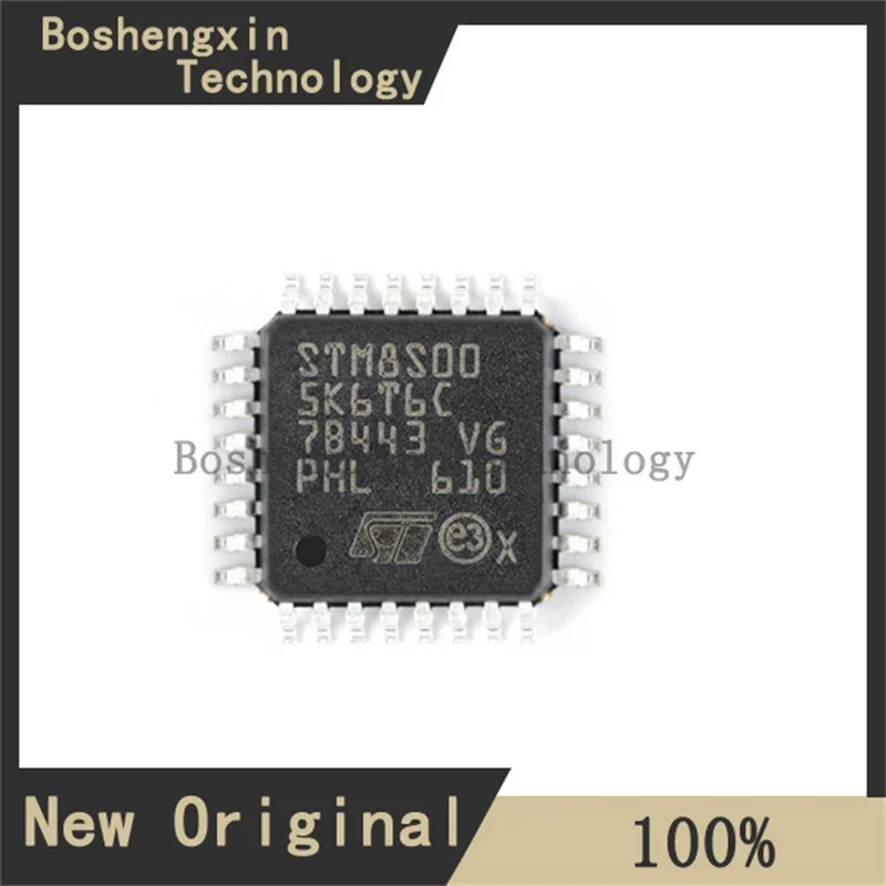 1Pcs STM8S005K6T6C  LQFP32 8-bit microcontroller chip IC  STM8S005K6T6C