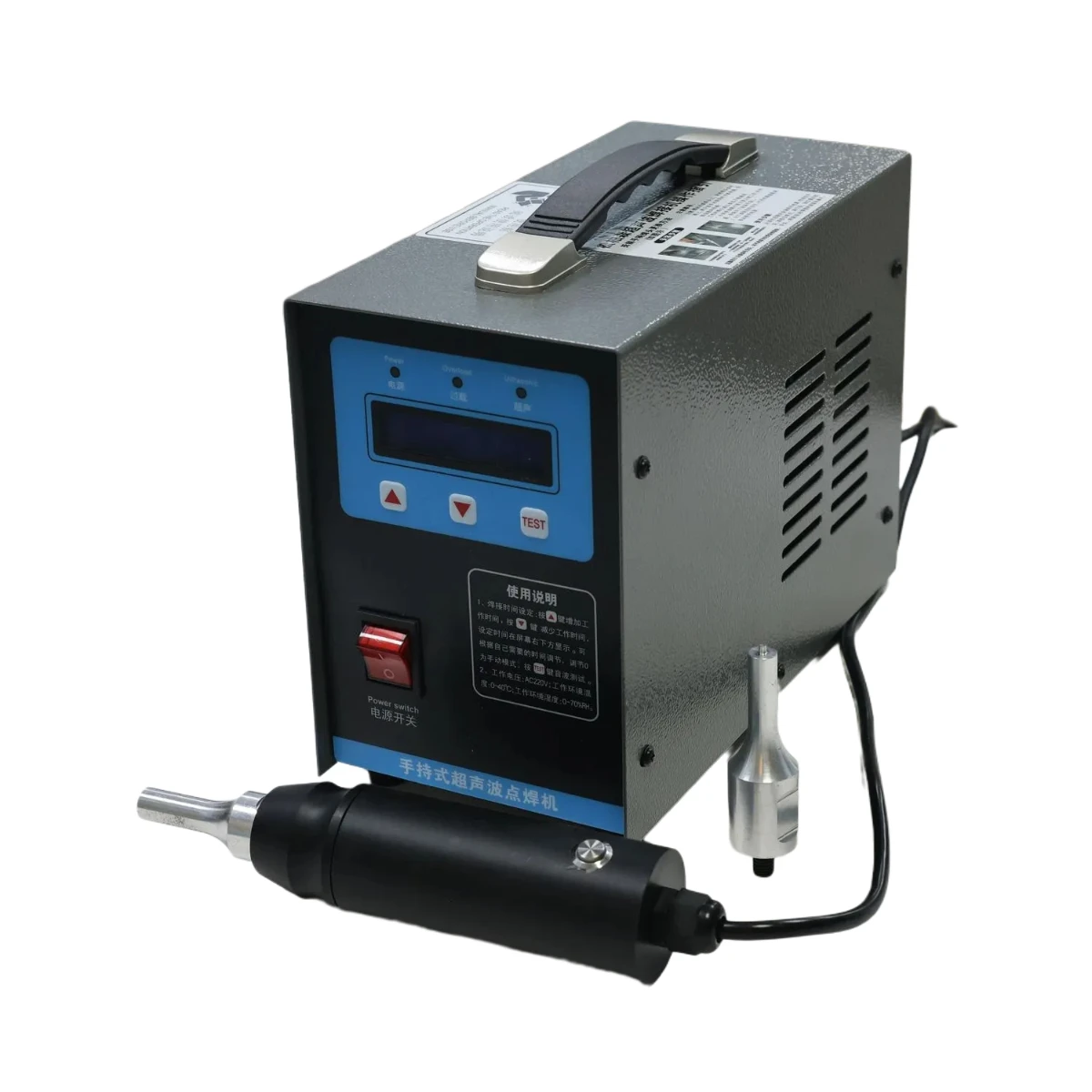 Sistema de solidificação instantânea KL-2807 - derretimento por fricção de 35 KHz para fixação de algodão à prova de som