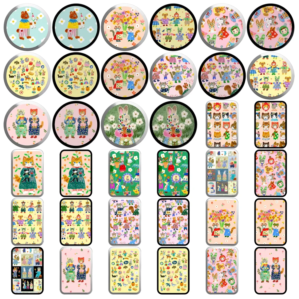 

604175 Magnetic Phone Folding Stand for IPhone Holder Mount Support for Galaxy S Card Holder