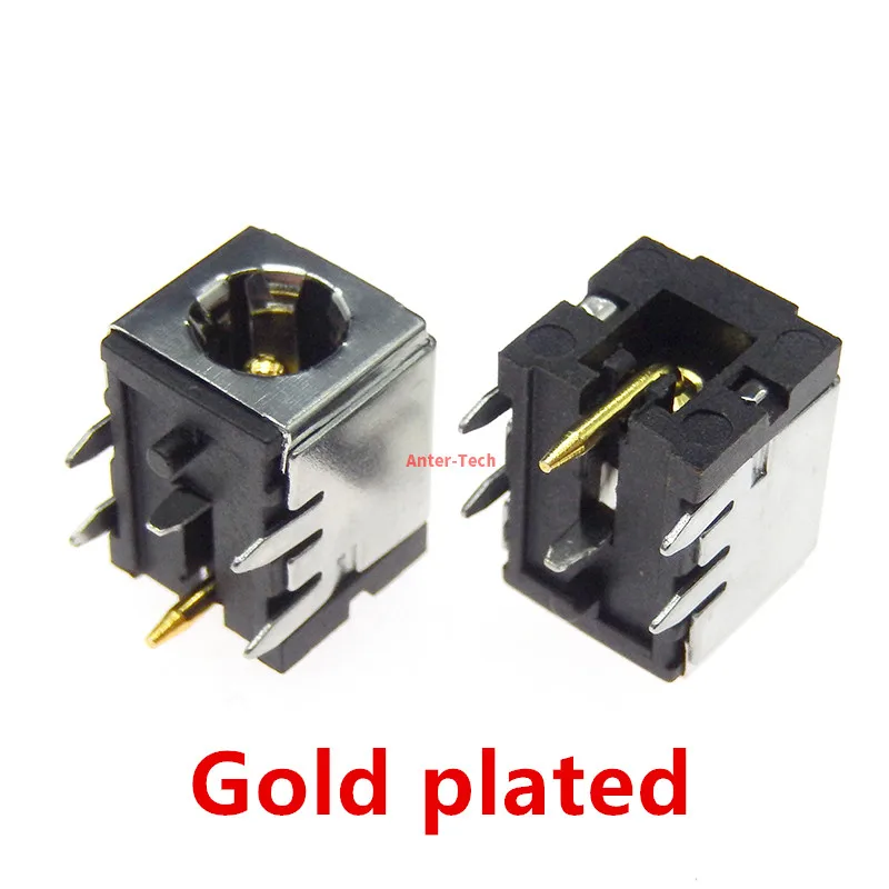 1PCS High Current DC Charging Power Outlet DC-007B 5.5*2.1mm 5.5*2.5mm Bracket Copper For Laptop Power Socket DC007B DC007