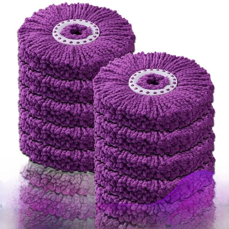 

Сменная насадка для швабры из чистого хлопка Thiened, круглая, для уборки пола, бытовая, для сухой уборки, аксессуар