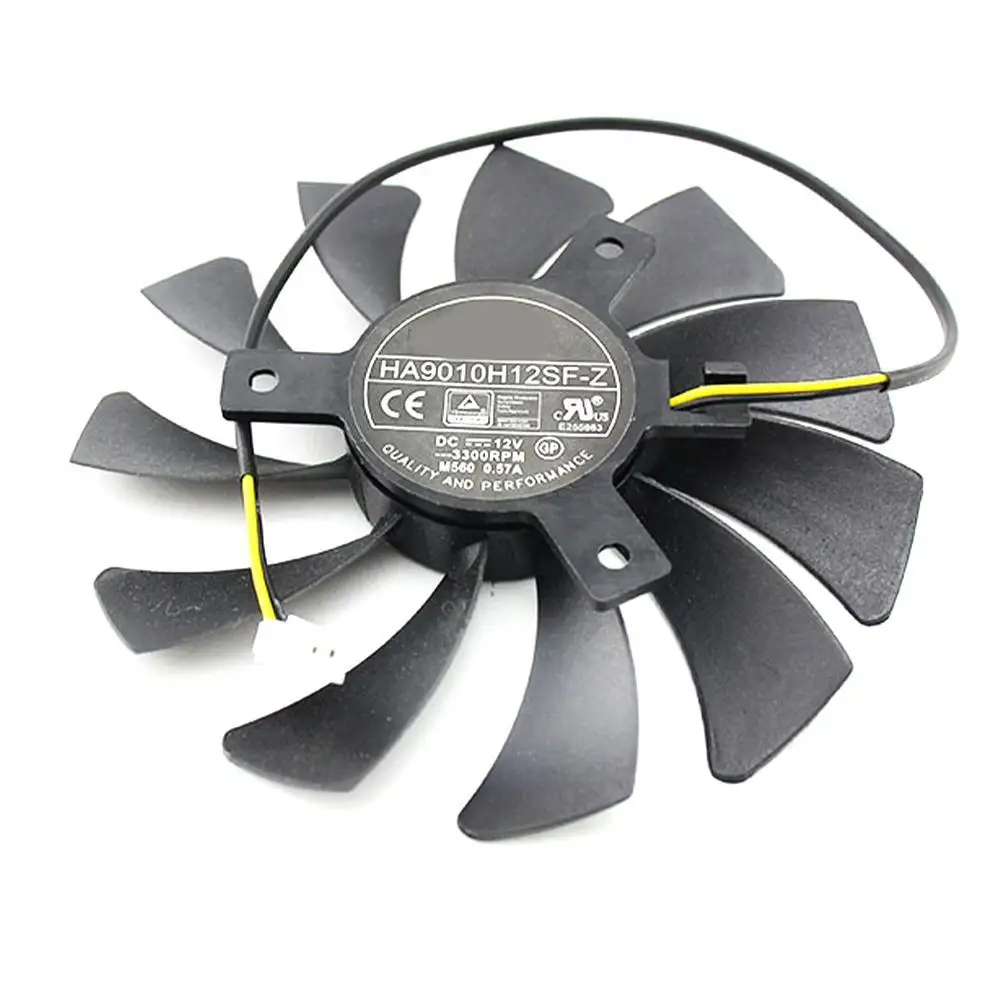 HA9010H12F-Z 85MM 0.57A 2Pin GTX1050 GPU Cooler Fan For MSI Geforce GTX 1050 2G GTX 1050Ti Graphics Card Cooling Fan