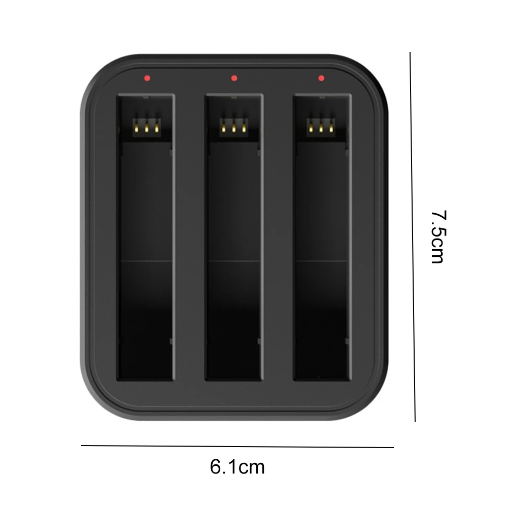 For Insta360 Battery Fast Charger Hub 1800MAH Original Power Accessories For Insta 360 X2 X3 ONE Action Camera Charging Stand