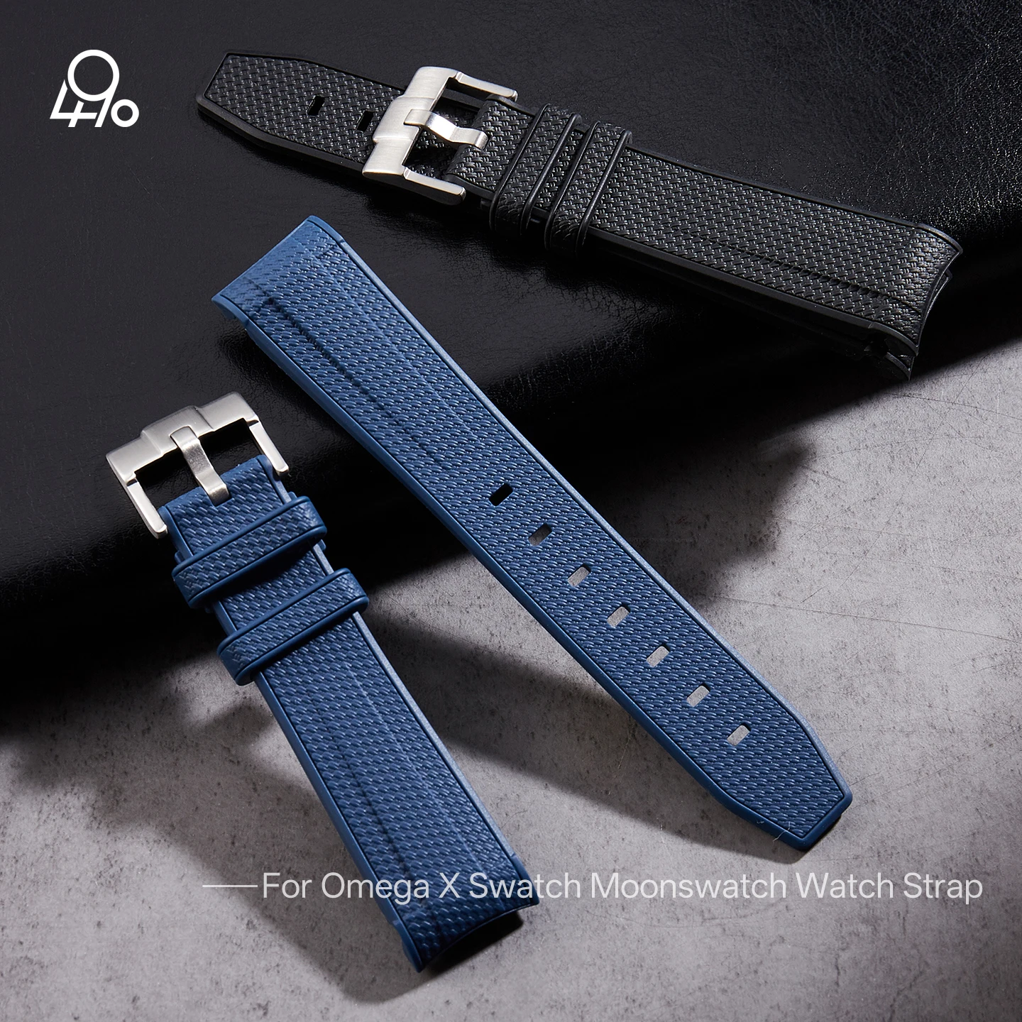 

Liquid silicone rubber watch strap 20MM Sport Fashion Woven Men Watch Band for Omega Swatch Moonswatch Bands