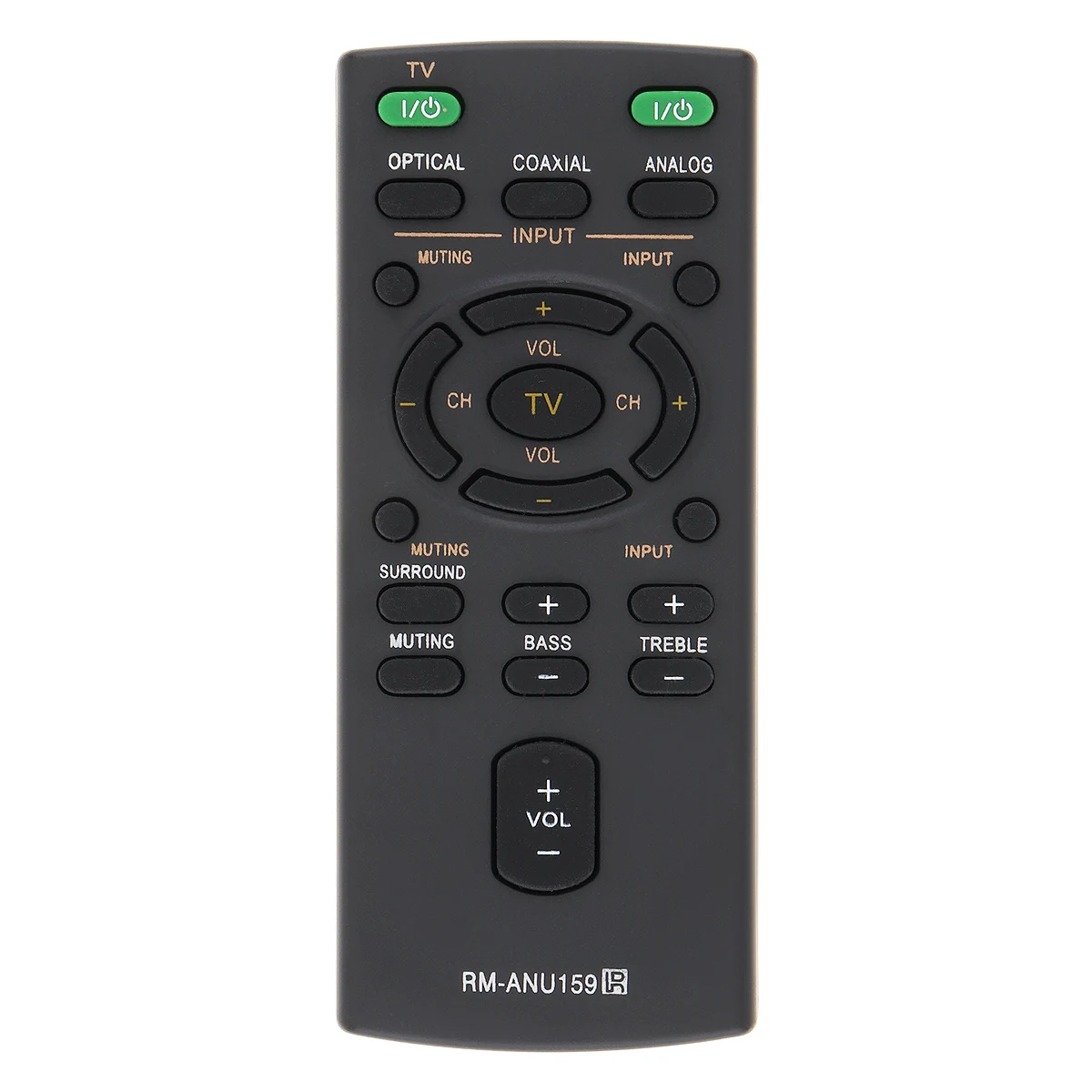 Pengganti IR 433MHz RM-ANU159 Remote Control dengan Transmisi Panjang untuk Sony Sound Bar HT-CT60 / CSA-CT60 SS-WCT60