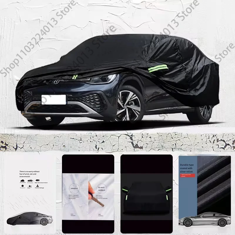 

For Volkswagen ID.4 Crozz Anti-UV Sun Shade Rain Snow Resistant Dustproof Car umbrella Full Car Cover Outdoor Protection