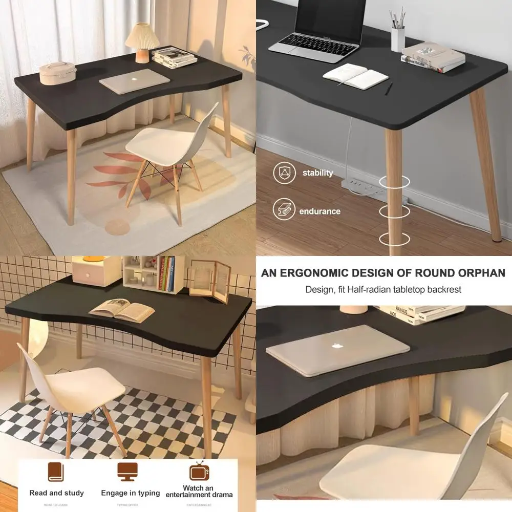 

Современный простой учебный стол диаметром 39,3 дюйма для домашнего офиса, спальни и гостиной