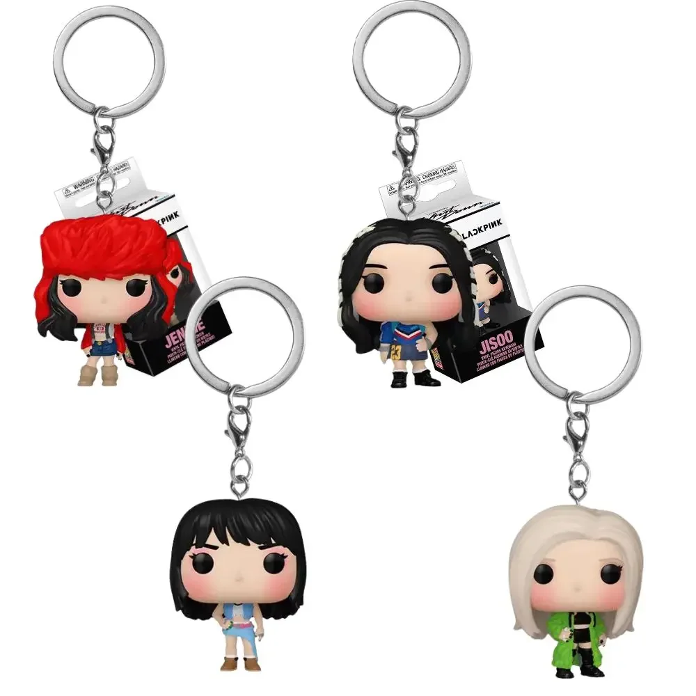 Keychain J-Hope RM Jin Keychain Figure Jisoo Rose Lisa Jennie Collection Toys