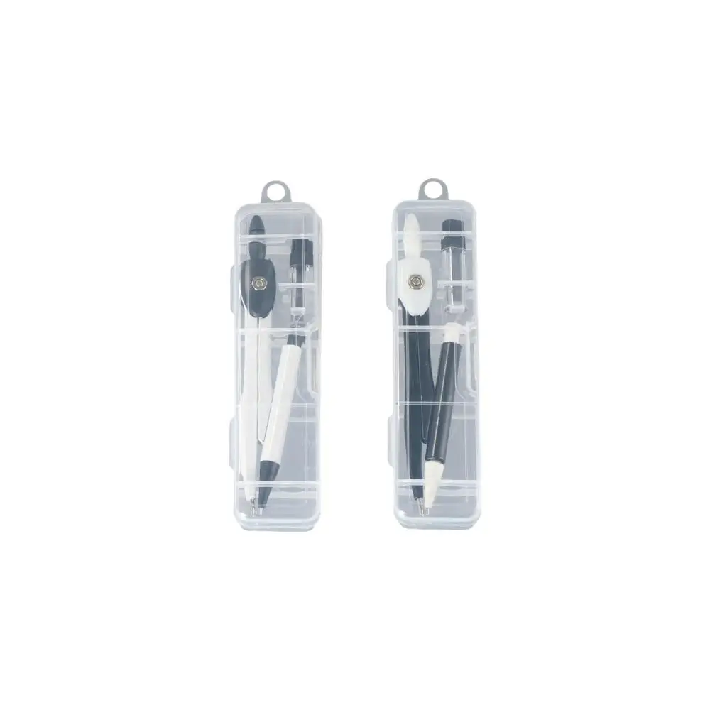 With Pencil Refills Lead Compass Drawing Set Pencil Attachment Metal Math Geometry Tools Math Art Teaching Aids Office