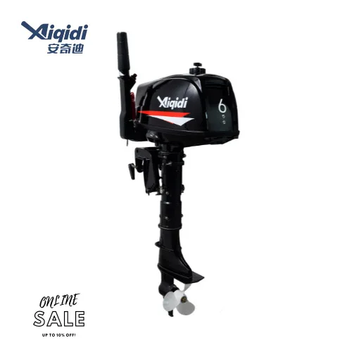منفذ المصنع 5 HP 3.7KW 2 السكتة الدماغية AIQIDI T5 محرك القارب اليدوي كاتب الخارجي لإعادة البيع