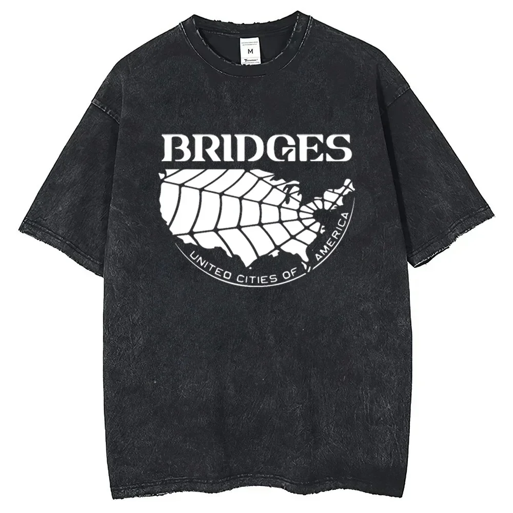 

Горячая игра Death Stranding негабаритная футболка мужская винтажная стирка с коротким рукавом футболка в стиле хип-хоп Homme Y2K одежда