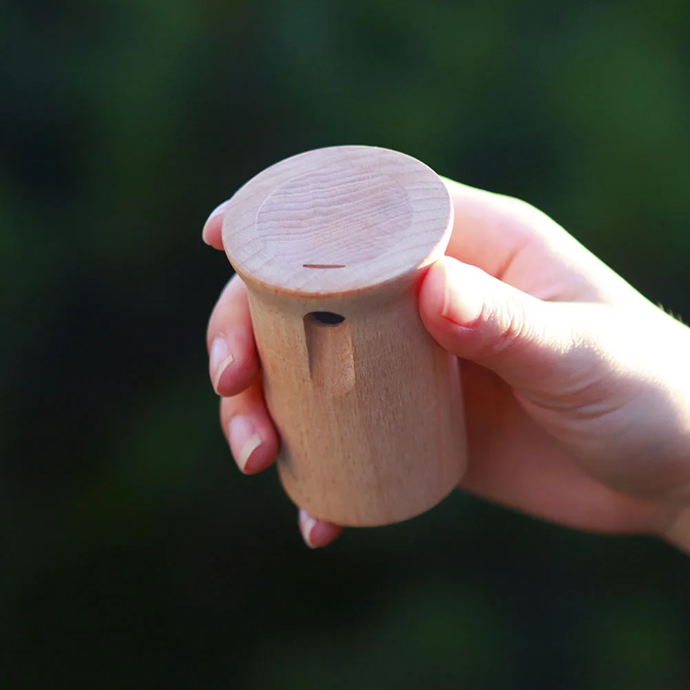 

Wooden Bird Caller Toys Educational Tool for Kids Durable Safe Non Toxic Craftsmanship Lifelike Bird Song Changeable Volume